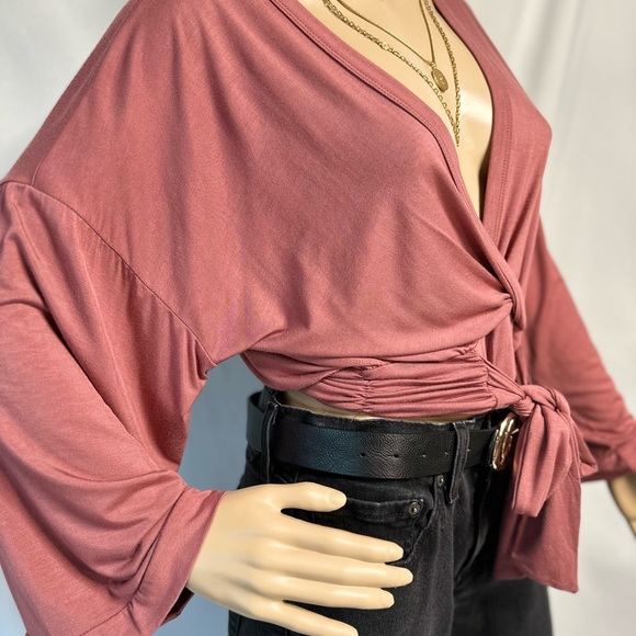 LAZY SUNDAYS WRAP TOP - Picture 3 of 8